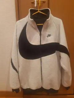 【極希少＊即完売】大人気❗️NIKE リバーシブル　ボアジャケット　刺繍ロゴ