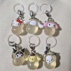 サンリオキャラクターズ なりきりオイスター コンプリート めじるしアクセサリー
