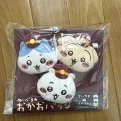 ちいかわ 阪急電車なぬいぐるみ おかおバッジ