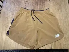 New Balance ランニングショーツ Sサイズ ベージュ