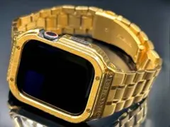 G☆Apple Watch メタルケース　カバー　ステンレスバンド　ベルト
