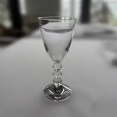 未使用】LALIQUE ラリック ランジェ クリスタル ワイングラス 刻印 
