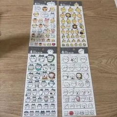 4サイズステッカー　ちぃかわ 4枚セット