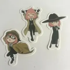スパイファミリー アーニャ ステッカー3点セット
