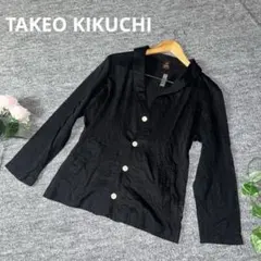 TAKEO KIKUCHI タケオキクチ　シャツ　ブラック　カーディガン　長袖3のサムネイル