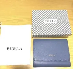 【美品】FURLA 三つ折り財布 保存袋・箱付き