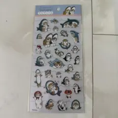 【新品未開封】mofusand サメにゃん クリアシールのサムネイル