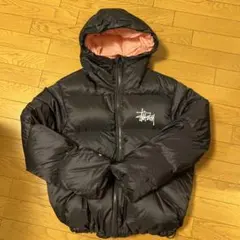 Stüssy フード付きダウンジャケット 800フィル ブラック