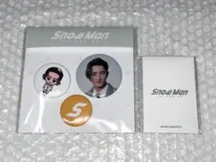 Snow Man POPUP ポップアップ フォトカード 缶バッジ 岩本 岩本照
