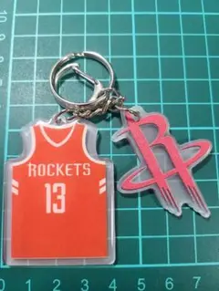 NBA ロケッツ　13番　ハーデン　ユニフォーム　アクリル　キーホルダー