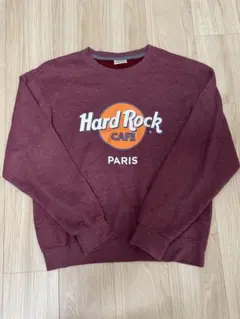 Hard Rock Cafe PARIS トレーナー Lサイズ バーガンディ