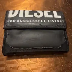 DIESEL ブラック 二つ折り財布