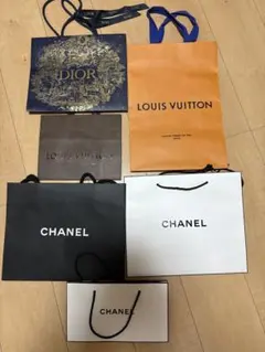 DIOR LouisVuitton CHANEL ショッパーセット