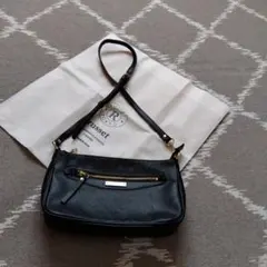 美品 ラシット モノグラム レザー 型押し ショルダーバッグ 斜め掛け