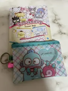 산리오 リング付きポーチ ハンギョドン