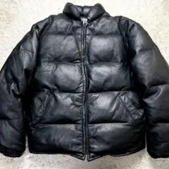 ◆超肉厚/40インチ/美品◆ショット 214D レザーダウン ダウンジャケットのサムネイル