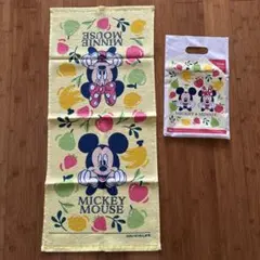 ミッキーマウス フルーツデザインタオル　第一生命