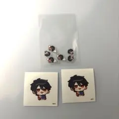 にじさんじ　夢追翔　8th ステッカー　アクリルパーツ　セット