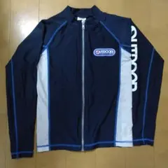 OUTDOOR PRODUCTS ラッシュガード 140 ネイビー