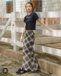 アリソンブラウン　チェックスカート