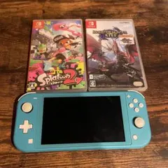 Nintendo Switch Lite 本体 ターコイズ ソフト2本付