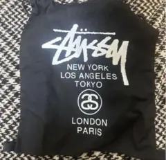 Stussy ロゴ バッグ 黒