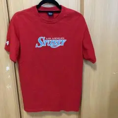 USA製　Stussy tee Tシャツ シングルステッチ　紺タグ