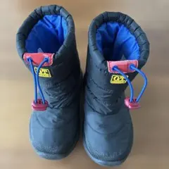 子ども用 ブラック スノーブーツ