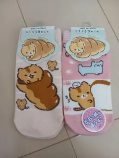 サンエックス　コロコロころにゃ　靴下　2足セット　レディースのサムネイル