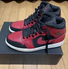 NIKE AIR JORDAN 12 レトロ 6Y ブラック×レッド - メルカリ