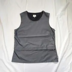 【Calvin Klein】00sデタッチャブル風ジップ可変ベスト　グレー