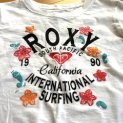 ◆ROXY◆花柄ロゴカリフォルニアプリント長袖カットソー