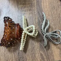 ヘアクリップまとめ売り セット パール ゴールド リボン ヘアアクセサリー 韓国