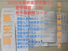 2026年最新】浜学園 夏期講習 小6の人気アイテム - メルカリ