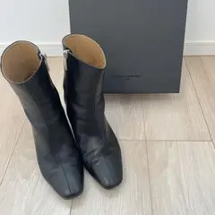 ユナイテッドアローズ　レザー　ショートブーツ　ブラック　37