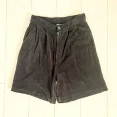 ロンハーマンRonHerman RHC ブラック パイル ハーフパンツ ショートのサムネイル