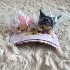 サンリオ　ぴょこのる2マスコット　マイメロ　クロミ　メロクロ