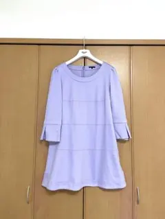 トゥービーシックTOBECHIC春色チュニック　大きいサイズ46