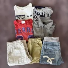 カジュアルTシャツと半ズボン まとめ売り 男の子 110cm