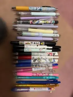 ボールペンセットとシャーペンとユニコーンペンケース