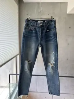 【美品】RE/DONE ダメージ加工 ストレートデニムのサムネイル