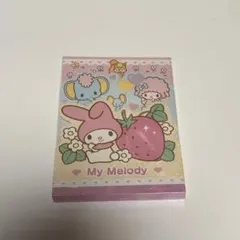 【2011年・当時物】マイメロディ 3段ダイカットメモ サンリオ 平成レトロ