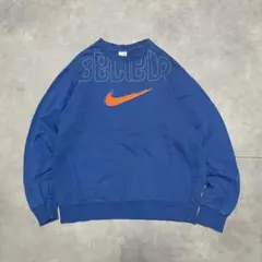 00s NIKE スウェット archive Y2K 古着 フェード ナイキロゴ