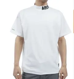 【美品】アルチビオ　半袖　メンズ　モックネックシャツ（L）のサムネイル