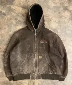 【鬼フェード】carhartt カーハート アクティブジャケットXL ブラウン