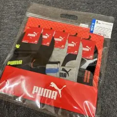 即決 新品 未使用 PUMA プーマ ショート丈ソックス 25-27cm 5足組のサムネイル