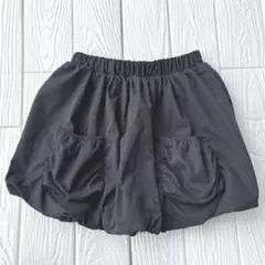 【H&Mキュロット】 チャコールグレー サイズ120相当