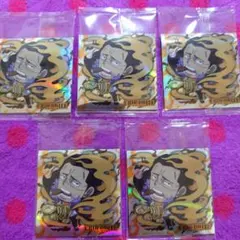 ワンピース 大海賊 シールウエハース log.14 GR クロコダイル 5枚