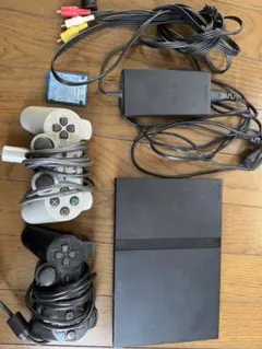 動作確認済み　PlayStation 2 SCPH70000本体 + ゲーム3
