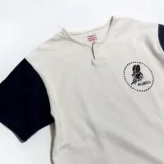 ☆Cushman☆/ヘンリーネック/半袖/ラウンド/ヘビーコットン/バイカラーのサムネイル